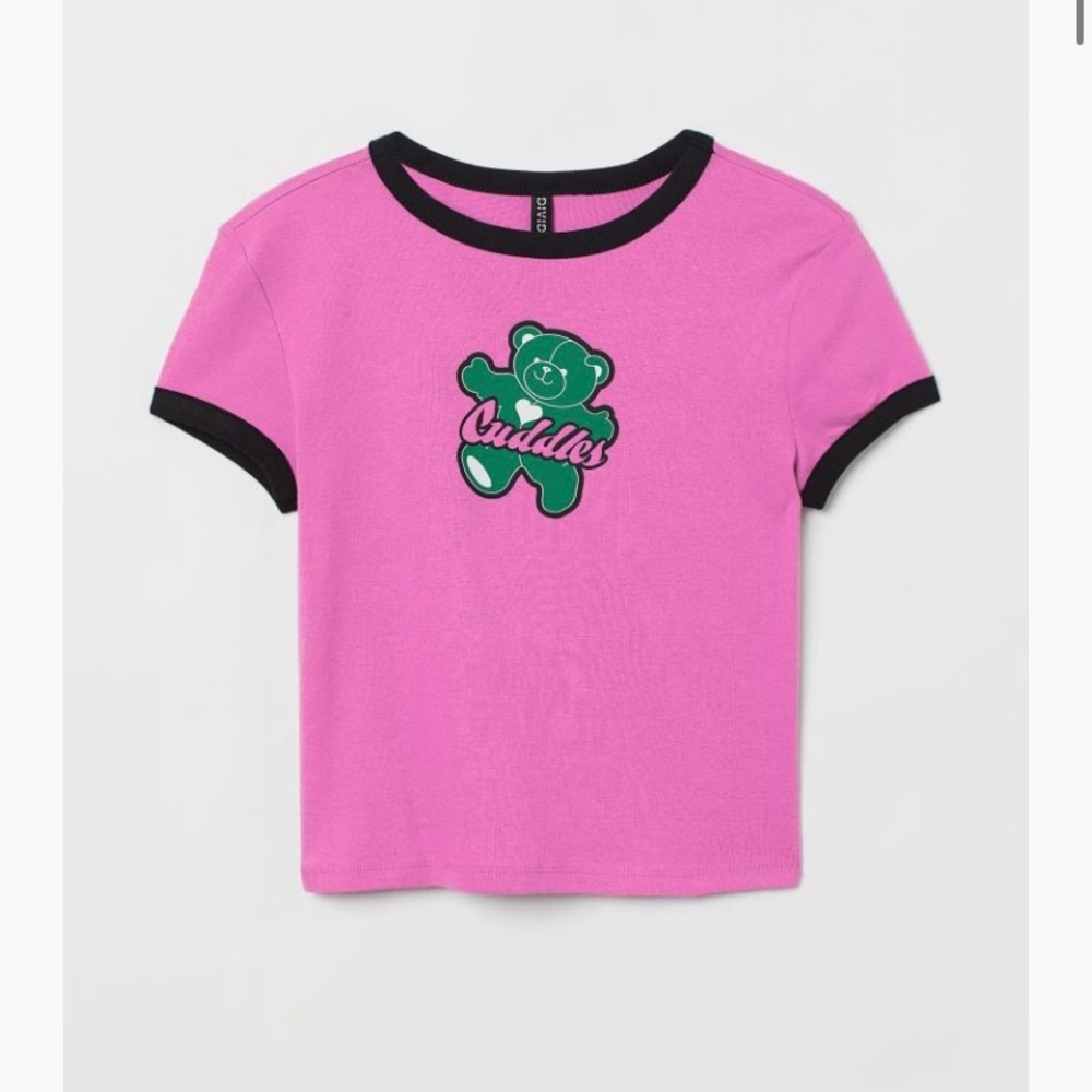 H&M Short Printed Top
